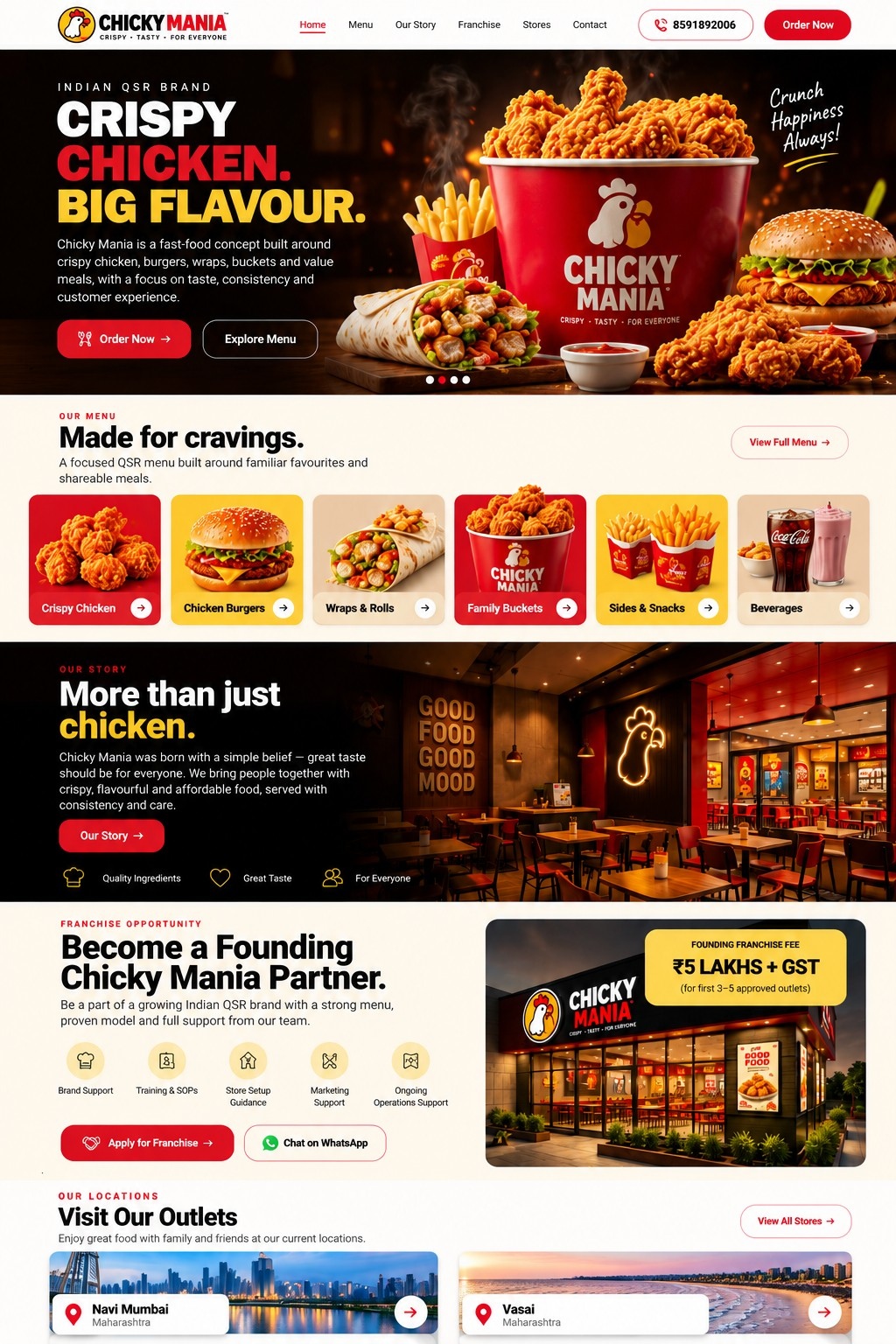 Chicky Mania homepage